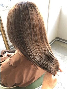 ニッキ(Nikki)の写真/《橋本駅1分＊コロナ対策実施》柔らかくまとまる。髪質に合わせて調合するフルオーダーメイドの縮毛矯正！