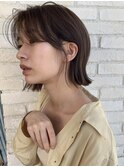【Lond fleur石畑結華】長めバング切りっぱなしボブ