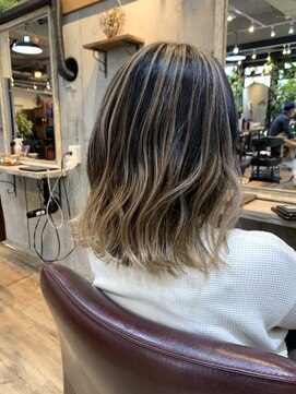 ロダット 横浜(LODAT by little) シナモンベージュ×バレイヤージュ【LODAT横浜】