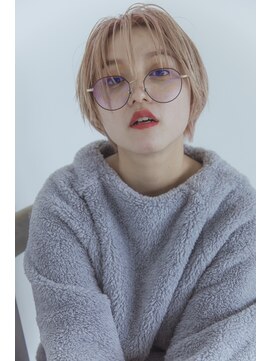 エス ヘアメイク スペース(es hair make space) ピンクボブ