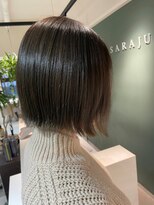 サラジュ 梅田店(SARAJU) saraju ヒラノ　前下がりボブ　オリーブブラウン