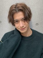 ダブルオーバイオーバーレイ 武蔵新城(w/o by Overlay)&nbsp;【韓国メンズ】ツイストスパイラルパーマ×ブラウンカラー