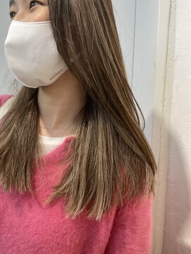 ロア インターナショナル 新宿店(LoA International) ハイライトカラー/ブリーチカラー/ケアブリーチ/ベージュヘア