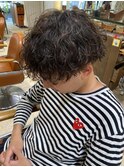 メンズ波巻きパーマ