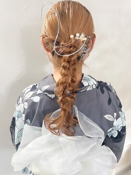 イリ(Ili) 浴衣×タイトツイン編みおろし