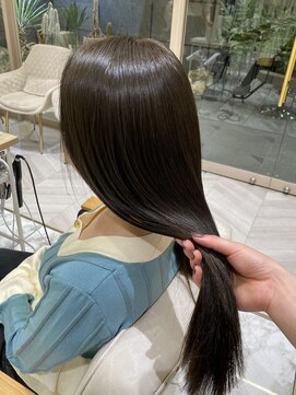 ゼスト フィーノ(ZEST fino) 【橋本姫奈】赤み消しオリーブベージュ×髪質改善トリートメント