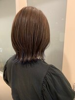 エヌアンドエーコンティ(N&A CONTi)&nbsp;髪質改善ケア×ミディアム外ハネボブ 透明感カラー/ハイライト