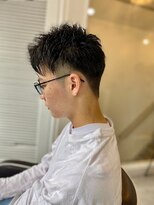 メンズカット バイ ソイクフ(メンズカット by SOY-KUFU)&nbsp;MEN’S HARE アッシュブラックベリーショート