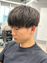 エルマーク 枚方(L-MARK)&nbsp;黒髪マッシュナチュラルマッシュメンズヘア韓国ツーブロック