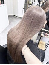 リア(riah) ミルクティーベージュダブルカラーインナーカラーケアブリーチ