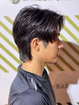 バーバーバー 四谷(BARBER-BAR)&nbsp;爽やかツーブロックセンターパート