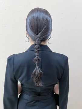 シャンプーボーイ お呼ばれヘア