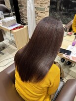 グレースバイハピネス(grace by happiness) 髪質改善 縮毛矯正 ナチュラルストレートボブ ミニボブ ベージュ