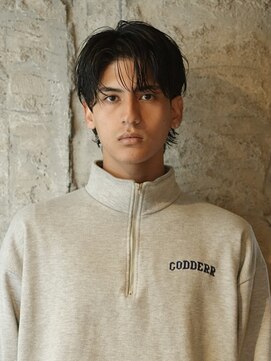 ザ ダグラスヘア 岐阜 忠節橋通り(The Douglas hair) 【メンズパーマ】目黒センターパート（1）