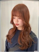 アルドーレフィエロ シンサイバシ(Ardore fiero shinsaibashi)&nbsp;ブリーチなしで出来るアプリコットオレンジ♪[白川幸太]