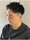 ボックスショートツイストスパイラルパーマ波巻きスパイラル眉毛