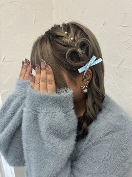 プライズ 表参道原宿店(prize) ハート編み込みアレンジ