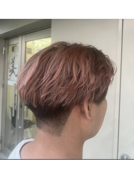 アルレン(Allen) 刈り上げマッシュ  ケアブリーチ  メンズ