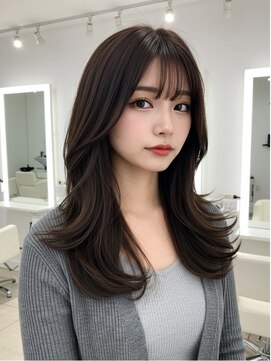 エル 新小岩(elu) 美髪/ワイドバング/レイヤーカット/くすみベージュ/新小岩駅