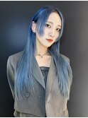 ロング美髪韓国ヘア顔周りレイヤー_F0118