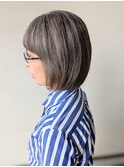 70歳でも出来る酸性ストレートとグレイカラー