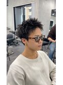 スパイキーショート/ピンパーマ/メンズパーマ/メンズカット