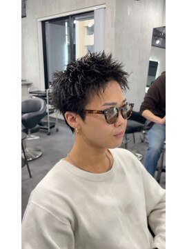 ラベル 渋谷(LAVEL) スパイキーショート/ピンパーマ/メンズパーマ/メンズカット