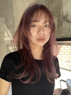 エイチ(H) xカット/イメチェン/ホワイトブロンド/外ハネボブ/美髪/