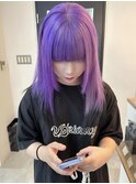パープルカラー デザインカラー エンドカラー