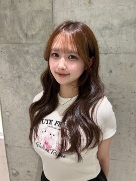 ロンドルピナス 小倉(Lond Lupinus) ミディアムヘア暗めカラー/デザインカラー/フェイスフレーミング