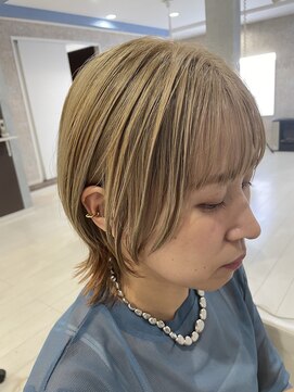 セレンディピティ(SERENDIPITY) マッシュウルフ/ウルフボブ/ダブルカラー/ブリーチ/野幌/江別