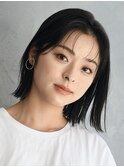 ナチュラル＋垢抜けミディアムボブ