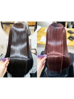【髪質改善最高級ケラチントリートメント\9980】触れた瞬間に圧倒的に差が分かるうる艶美髪！【北千住】