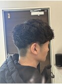 #シャドウパーマ #くせ毛風 #メンズマッシュ #マッシュレイヤー 