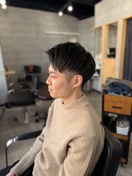 ソイクフ(SOY KUFU) メンズアップバングツーブロックショート東伏見/田無/西武柳沢