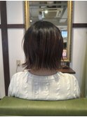 切りっぱなしボブ/髪質改善