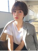 【可愛い前髪に】好感度抜群！360度キレイな大人小顔ショート