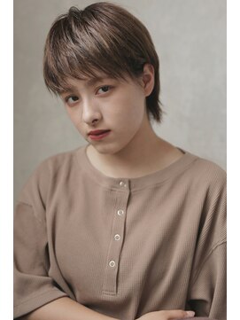 ソイ コンク 下北沢(soi conc) ショートウルフ×ミルクティーベージュ◎【下北沢 soi conc】