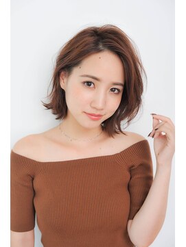 プリマ(PRIMA) 毛先にニュアンスカール♪大人ヌーディボブ3