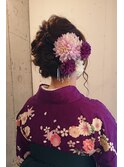 編みおろしダウンスタイル