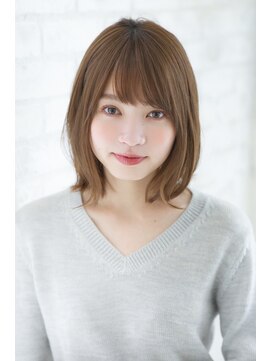 ジョエミバイアンアミ(joemi by Un ami) 【joemi】毛先ワンカール外ハネミディ(小倉太郎)