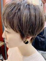 ルーファス 恵比寿 渋谷(Ruufus)&nbsp;大人気白髪ぼかしハイライトショート【Ruufus恵比寿渋谷】31579