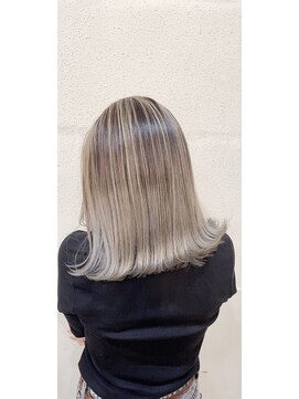 ボアップ 新居浜店(boappu) #バレイヤージュ #ハイライト #グラデーション #ハイトーン