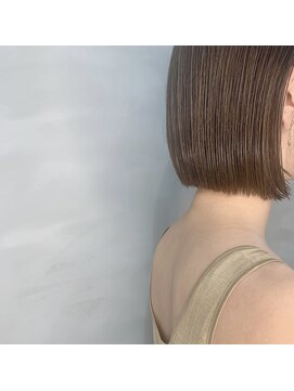 ヘアーワークスヴィクサス(HAIR WORKS VIXUS) 【山口祐子】アッシュブランジュ/大人bob