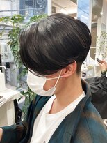 エリマ 調布(elima)&nbsp;センターパート 韓国マッシュ 簡単セット ツーブロック［調布］