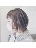 ◯◯キュンと外ハネする、ミニボブ◯◯