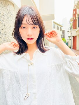 エース (ACE) ACE 横浜　小顔くびれボブ×アッシュグレー