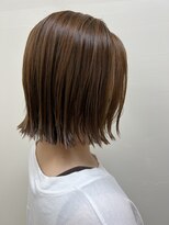 アールモンドヘア新世界&nbsp;【北見】#ぱっつんボブ#切りっぱなしボブ#ボブ
