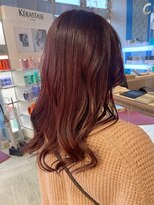 コワファースト 大分(COIFF1RST) ピンク強めのパープルカラー