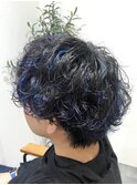 パーマ×ハイライト